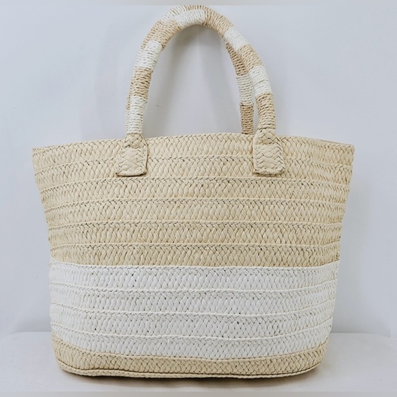 Like New Altru 100% Paper Straw Tote Bag - Picture 2 of 16